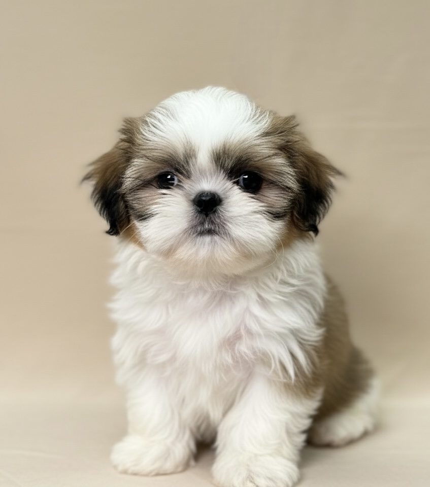 Abbie chiot shih-tzu tricolore