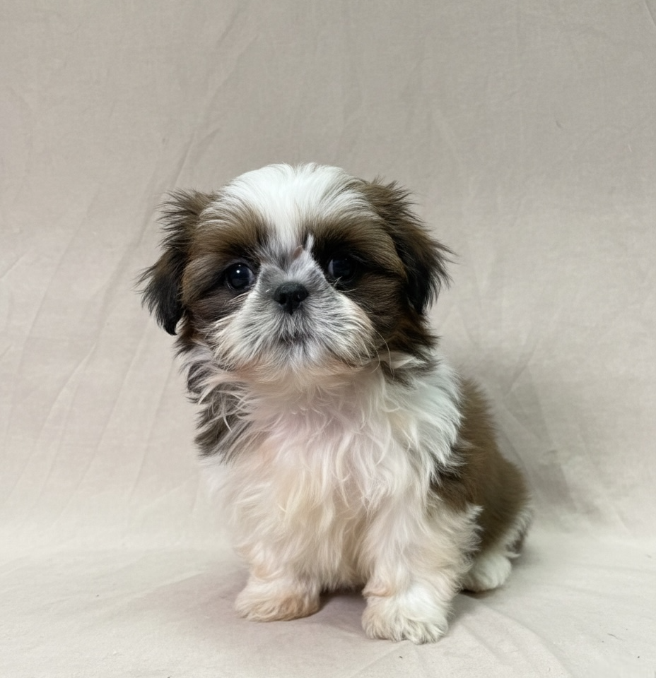 chiot shih-tzu tricolore