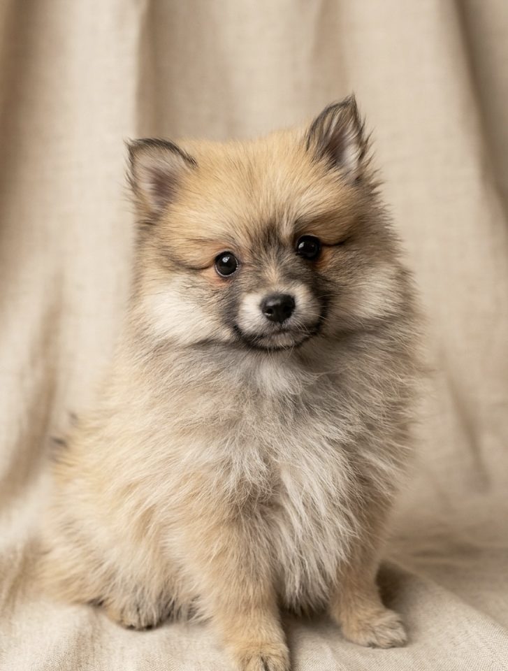 Buffy chiot spitz femelle fauve