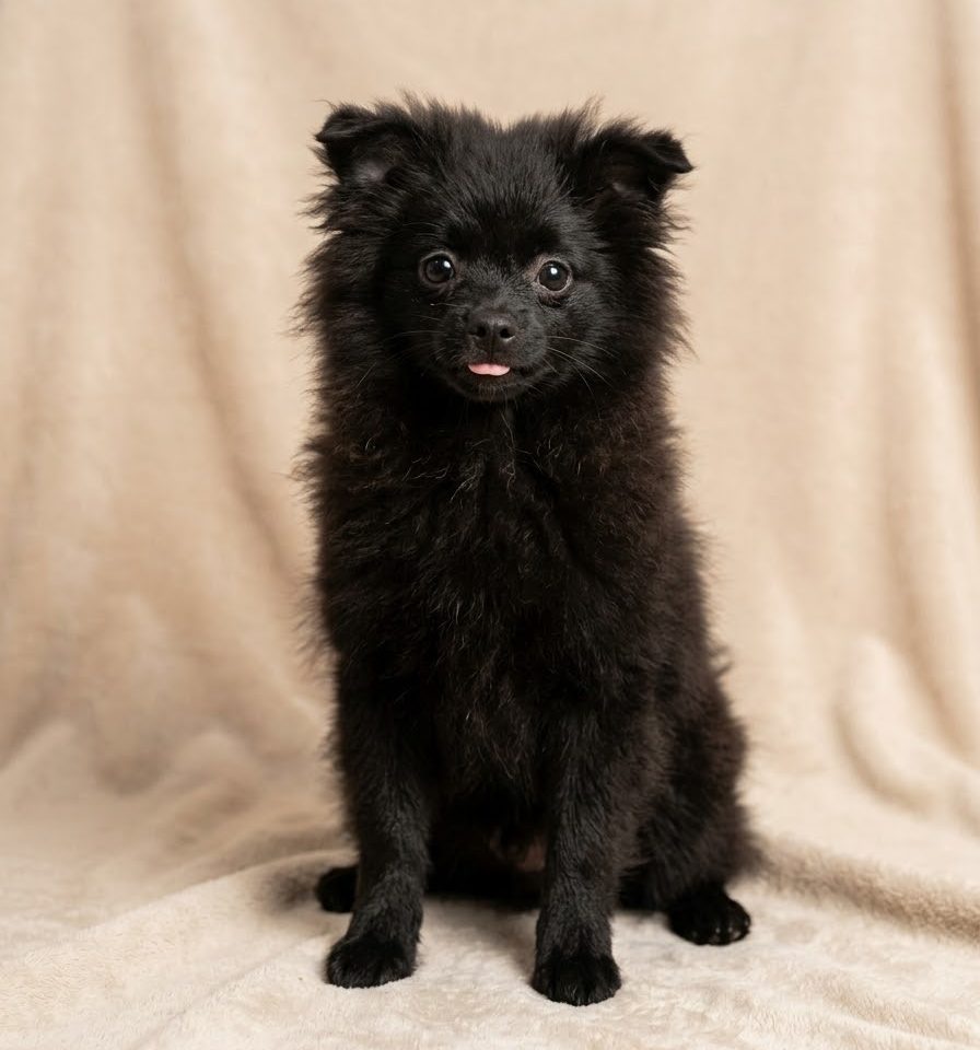Blair chiot spitz noir à vendre Paris