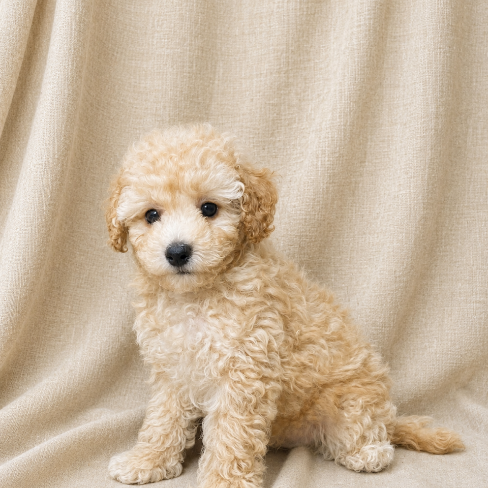Bill chiot caniche abricot male