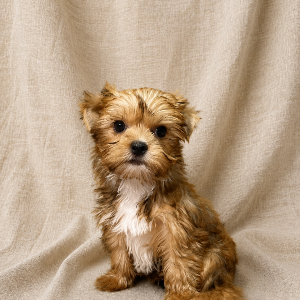 Benny chiot golddust yorkshire beige male