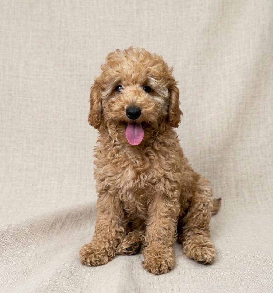 Babar chiot caniche abricot male